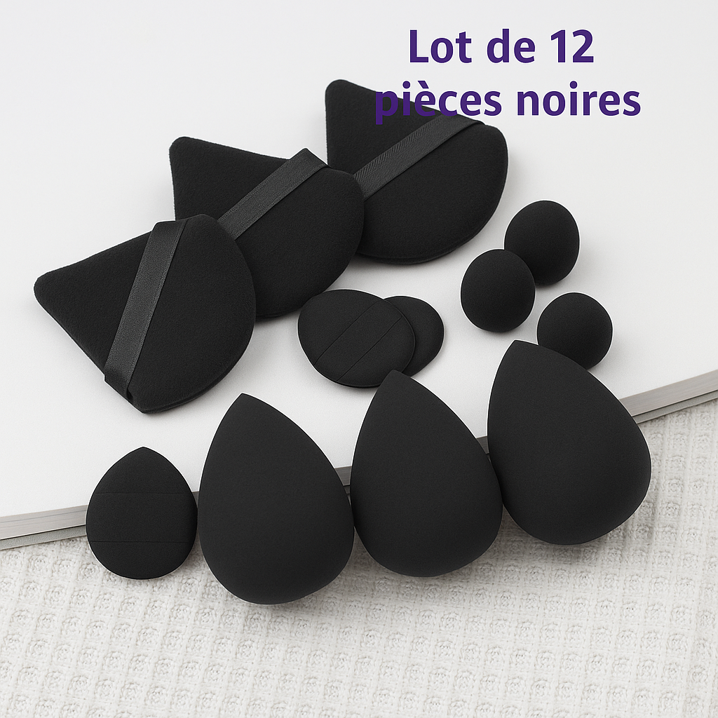 Collection de Houppettes Mauves