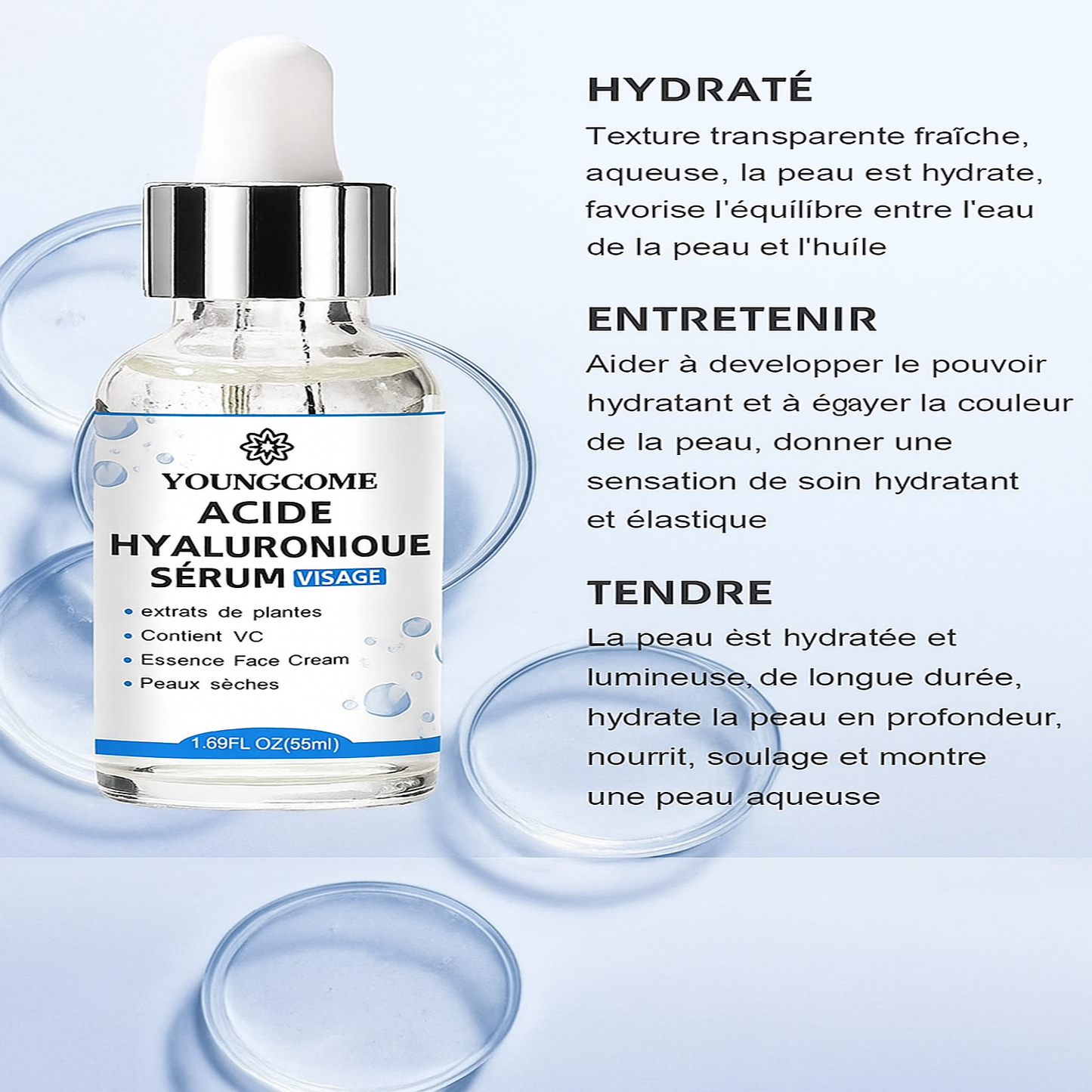Essence Éclat Radieux avec Acide Hyaluronique