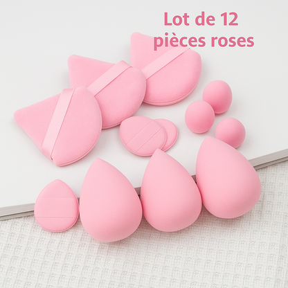 Collection de Houppettes Mauves