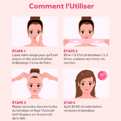 Bande de Lifting V-Line pour le Visage