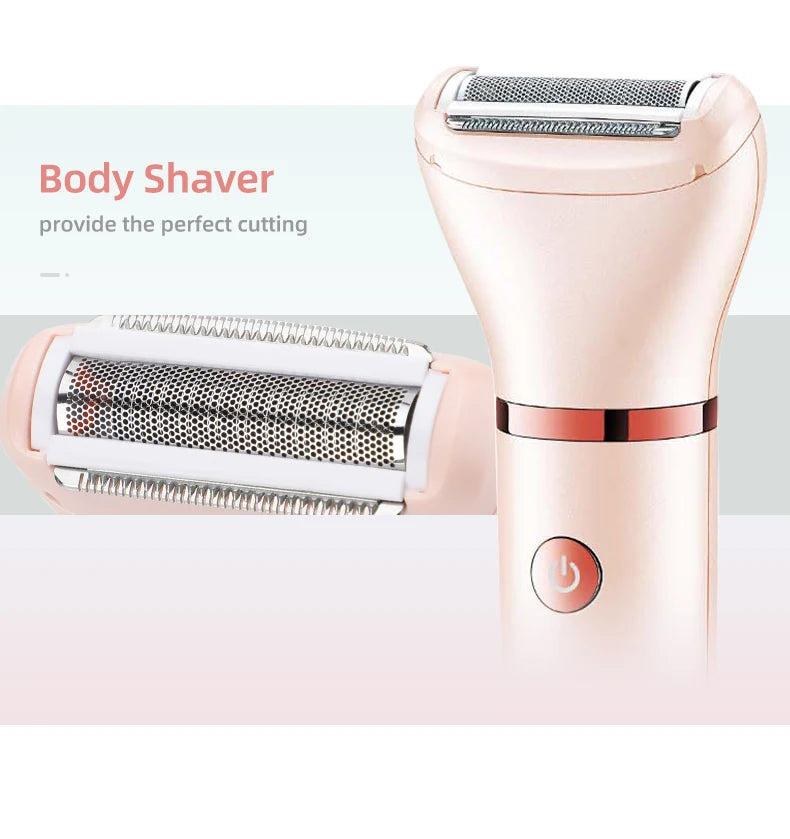 VGR 735 3-in-1 Hair Removal Device for Women, Shaver for Removing Scars, Electric Rechargeable Professional Hair Trimmer