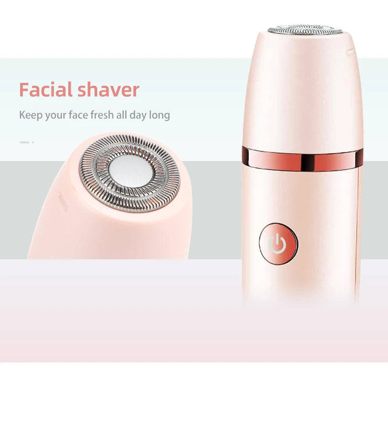 VGR 735 3-in-1 Hair Removal Device for Women, Shaver for Removing Scars, Electric Rechargeable Professional Hair Trimmer